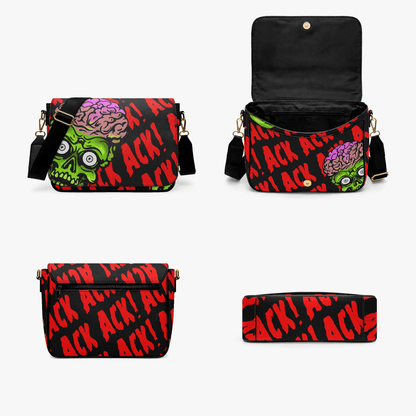 Ack Ack Ack! - PU Cross Body Hand Bag - Mars Attacks! Inspired - Sumthin Wicked Exclusive - Goblin Wood