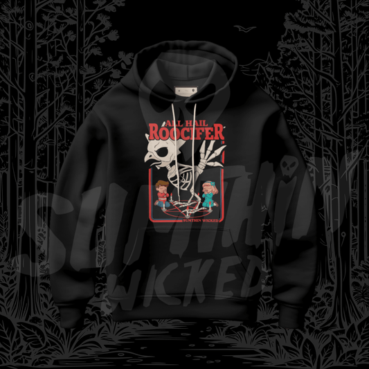 All Hail Roocifer - Black Premium Hoody - Sumthin Wicked Exclusive - Goblin Wood