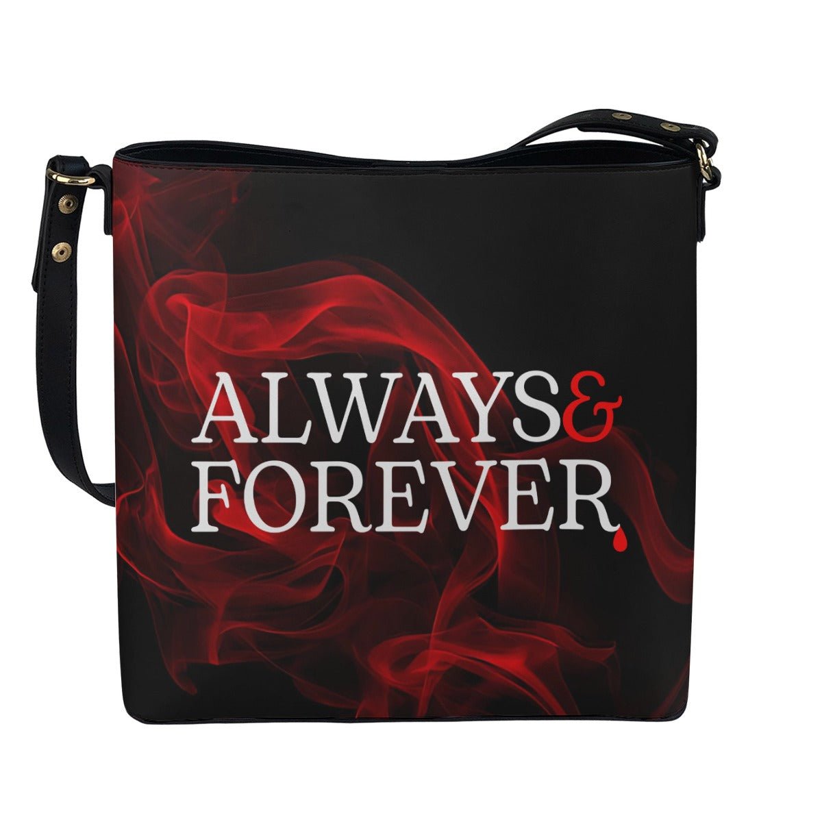 Always & Forever - Black Cross Body Bucket Bag -  - Goblin Wood Exclusive - Goblin Wood
