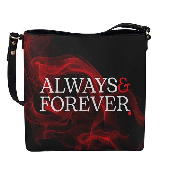 Always & Forever - Black Cross Body Bucket Bag - TVD Inspired - Goblin Wood Exclusive - Goblin Wood