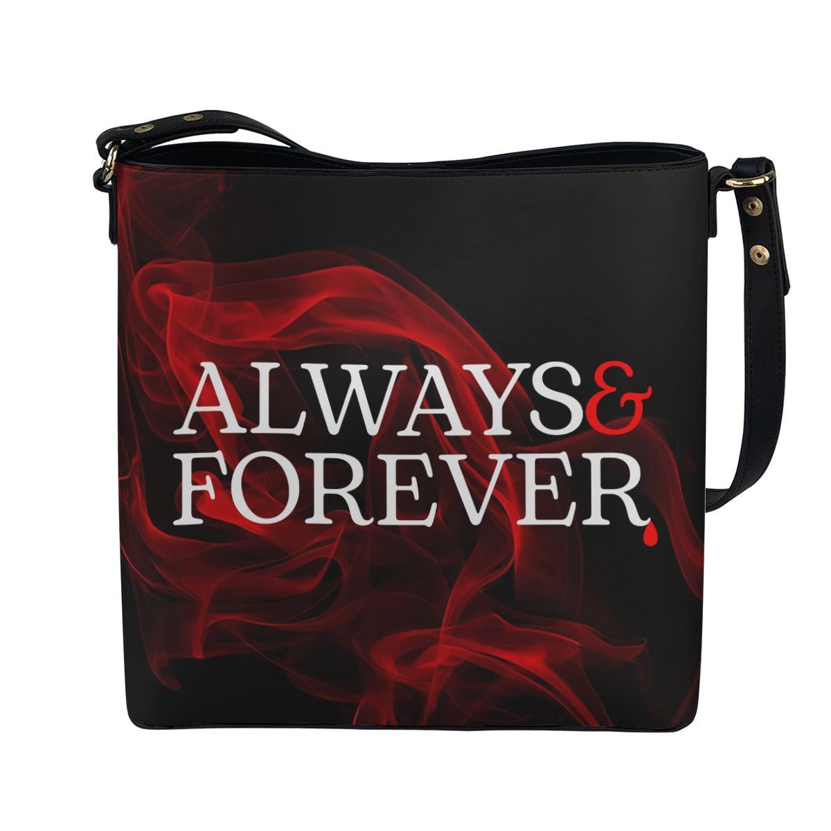 Always & Forever - Black Cross Body Bucket Bag -  - Goblin Wood Exclusive - Goblin Wood