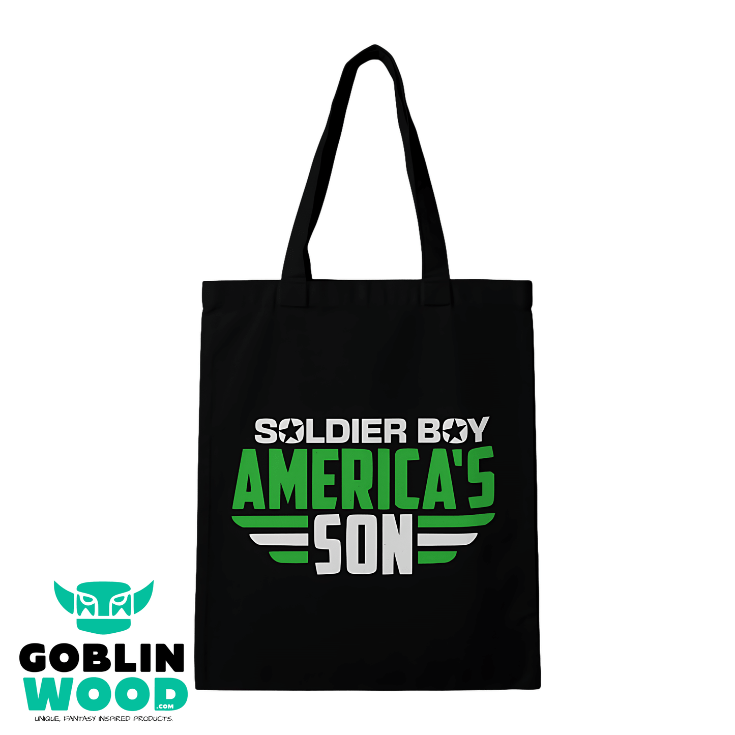 America's Son - Black Tote Bag -  - Goblin Wood Exclusive - Goblin Wood
