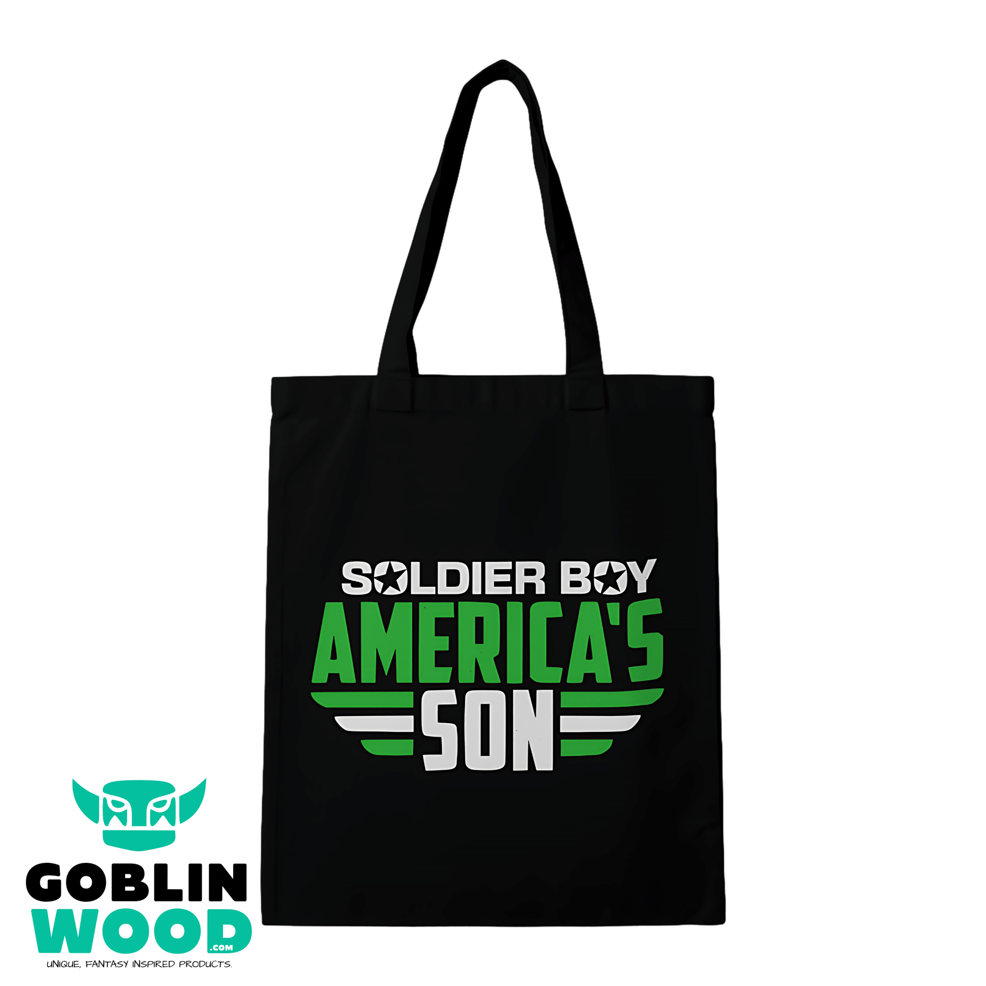 America's Son - Black Tote Bag -  - Goblin Wood Exclusive - Goblin Wood