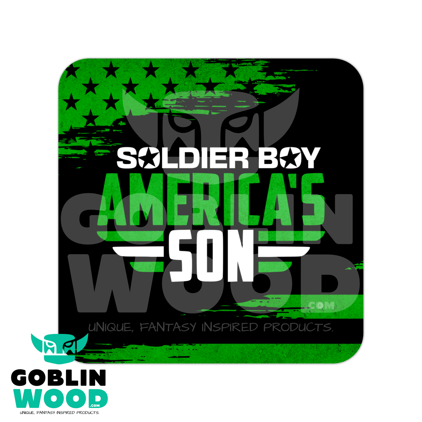 America's Son - Drinks Coaster -  - Goblin Wood Exclusive - Goblin Wood