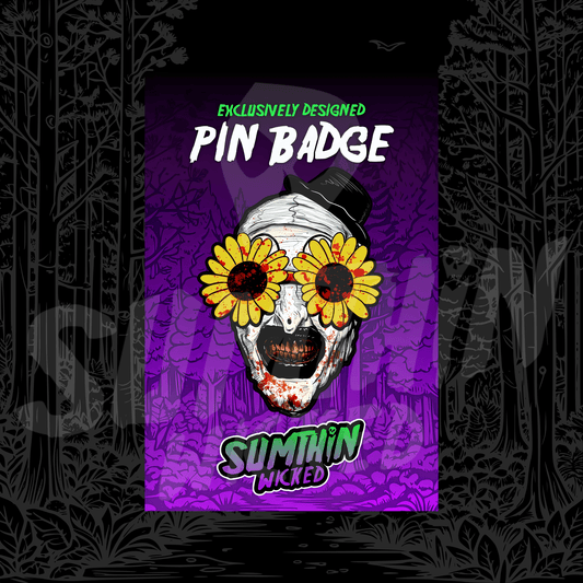 Art - Acrylic Pin Badge - Terrifier Inspired - Sumthin Wicked Exclusive - Goblin Wood