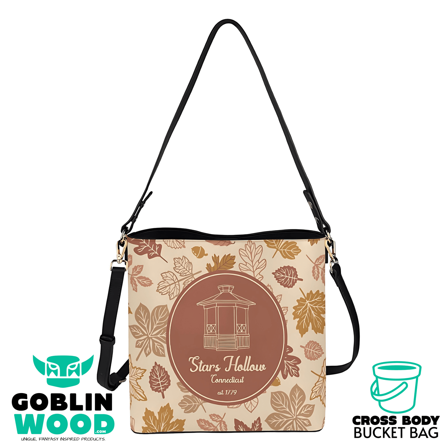 Autumn - Crossbody Bucket Bag -  - Goblin Wood Exclusive - Goblin Wood
