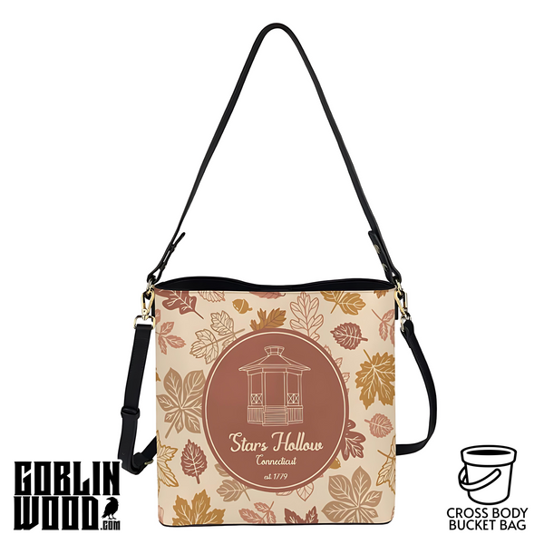 Autumn - Crossbody Bucket Bag - Gilmore Girls Inspired - Goblin Wood Exclusive