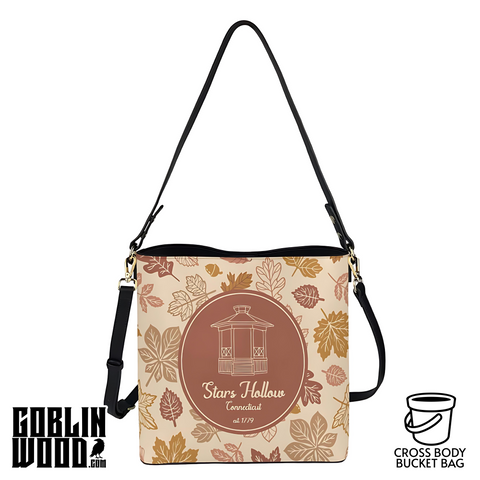 Autumn - Crossbody Bucket Bag - Gilmore Girls Inspired - Goblin Wood Exclusive