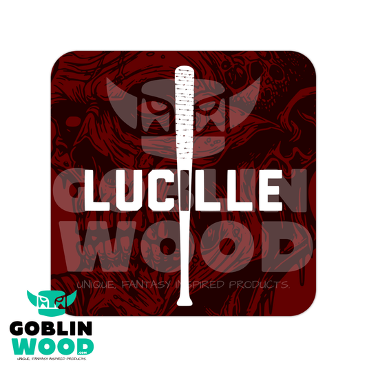 Baseball - Drinks Coaster - The Walking Dead Inspired - Goblin Wood Exclusive - Goblin Wood