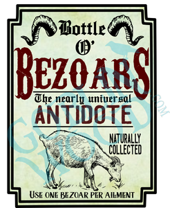 Bottle O' Bezoars - Harry Potter Inspired