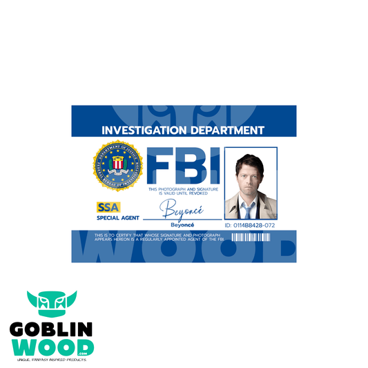 Beyonce - ID Badge - Supernatural Inspired - Goblin Wood Exclusive - Goblin Wood
