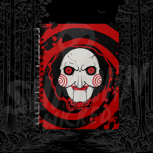 Billy - A5 Wiro Lined Notebook - Saw Inspired - Sumthin Wicked Exclusive - Goblin Wood