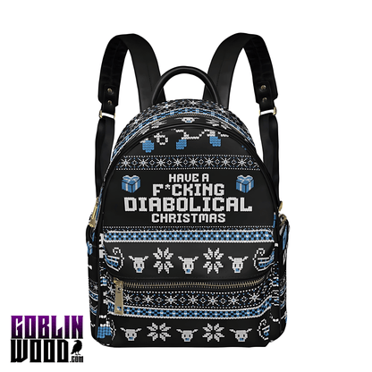 Billy - Xmas Knit Pattern Mini Backpack -  - Goblin Wood Exclusive - Goblin Wood