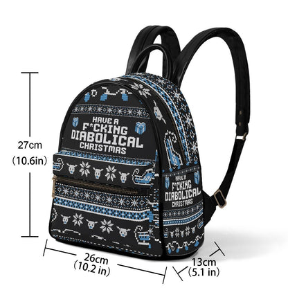 Billy Xmas Knit Pattern Mini Backpack -  - Goblin Wood Exclusive - Goblin Wood