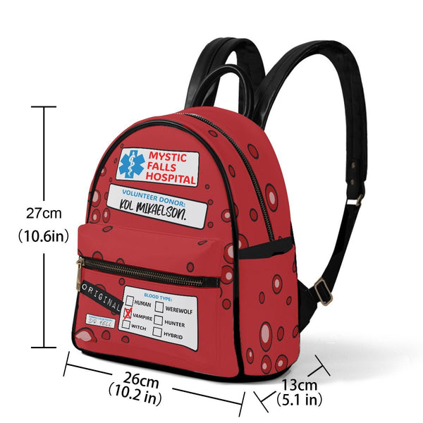 Blood Bag (Kol) - Mini Backpack - TVD Inspired - Goblin Wood Exclusive - Goblin Wood