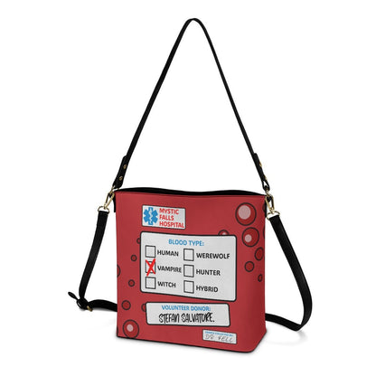 Blood Bag (Stefan) - Cross Body Bucket Bag -  - Goblin Wood Exclusive - Goblin Wood
