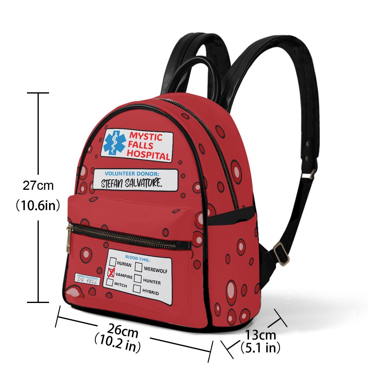 Blood Bag (Stefan) - Mini Backpack - TVD Inspired - Goblin Wood Exclusive - Goblin Wood