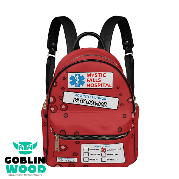 Blood Bag (Tyler) - Mini Backpack - TVD Inspired - Goblin Wood Exclusive - Goblin Wood