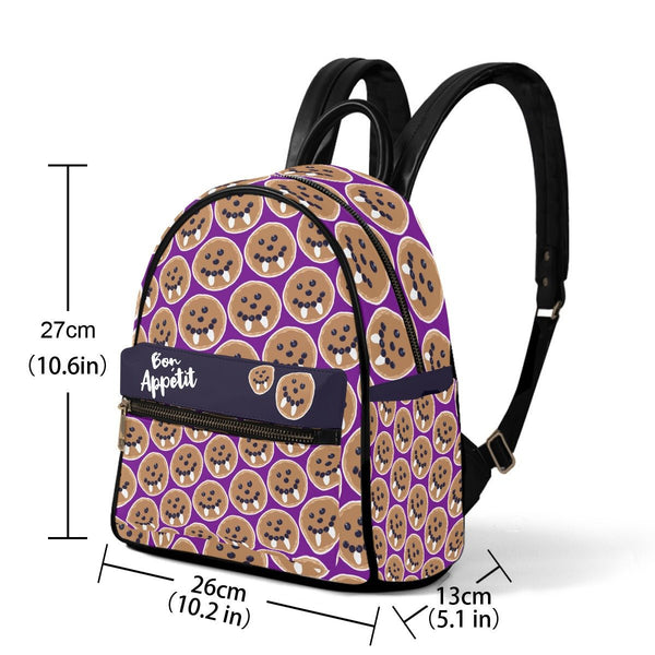 Bon Appétit - AOP Print Mini Backpack - TVD Inspired - Goblin Wood Exclusive - Goblin Wood