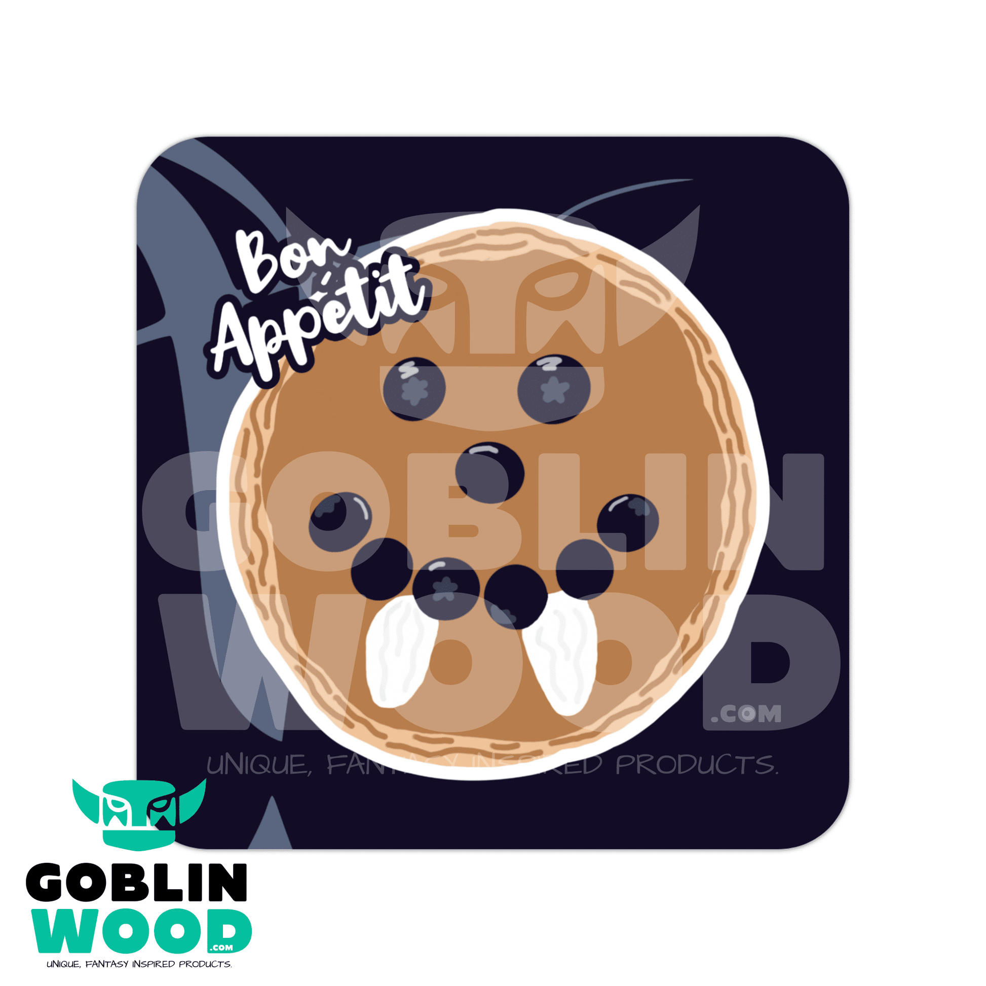 Bon Appétit - Drinks Coaster -  - Goblin Wood Exclusive - Goblin Wood