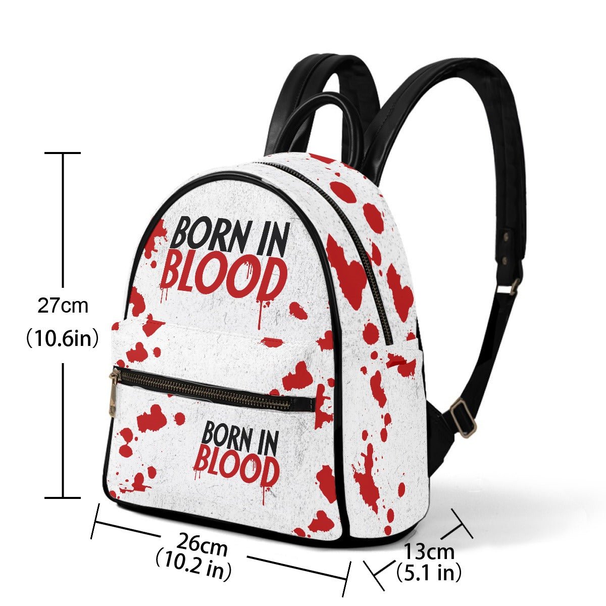 Born In Blood - AOP Print Mini Backpack - Dexter Inspired - Goblin Wood Exclusive - Goblin Wood