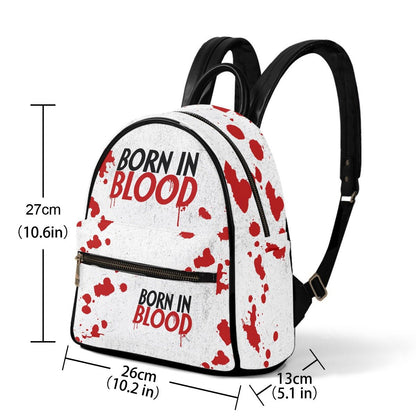Born In Blood - AOP Print Mini Backpack - Dexter Inspired - Goblin Wood Exclusive - Goblin Wood