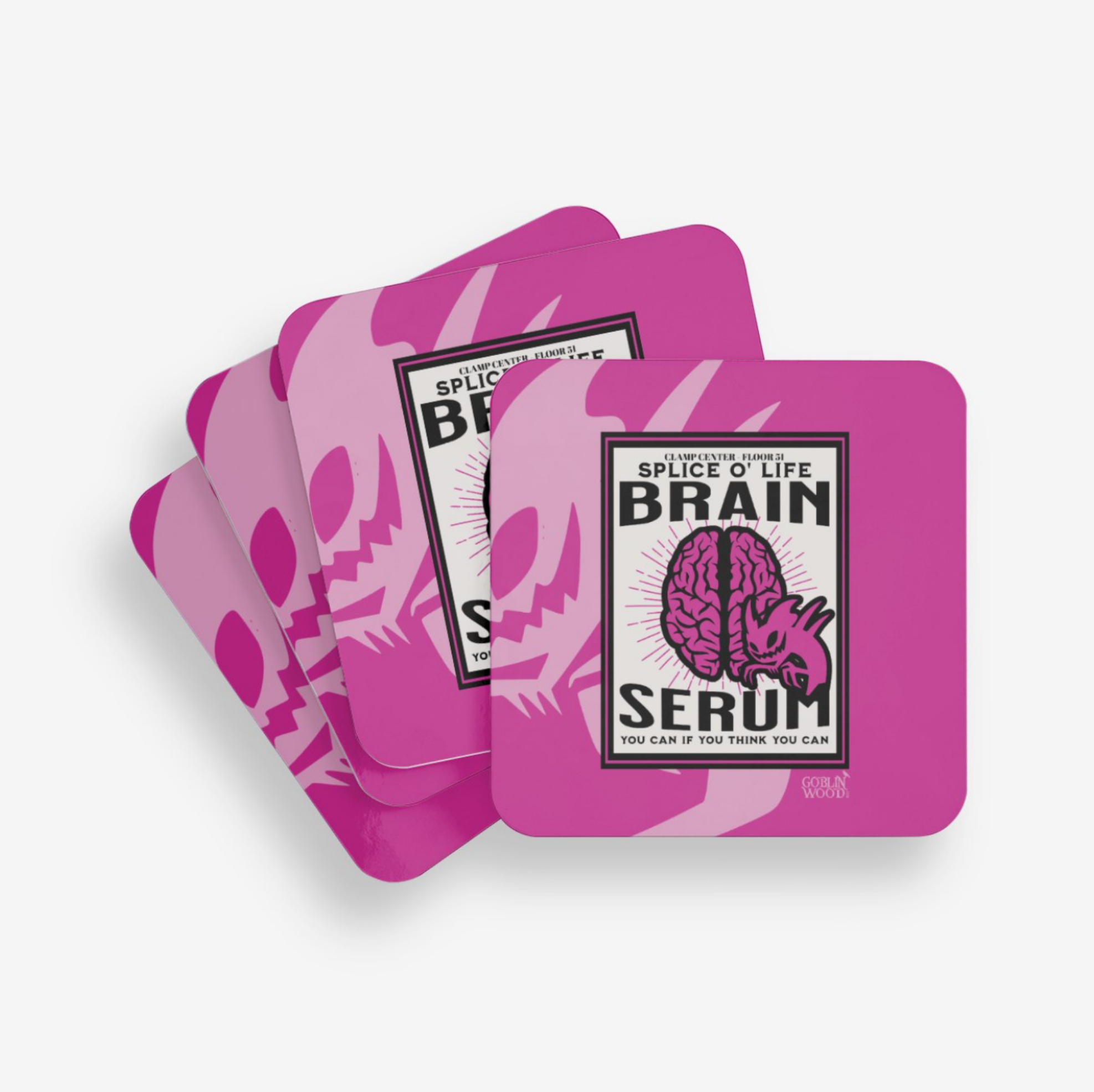 Brain Serum Coaster - Gremlins inspired