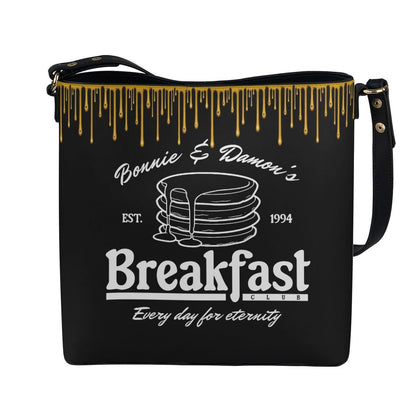Breakfast Club - Black Cross Body Bucket Bag -  - Goblin Wood Exclusive - Goblin Wood