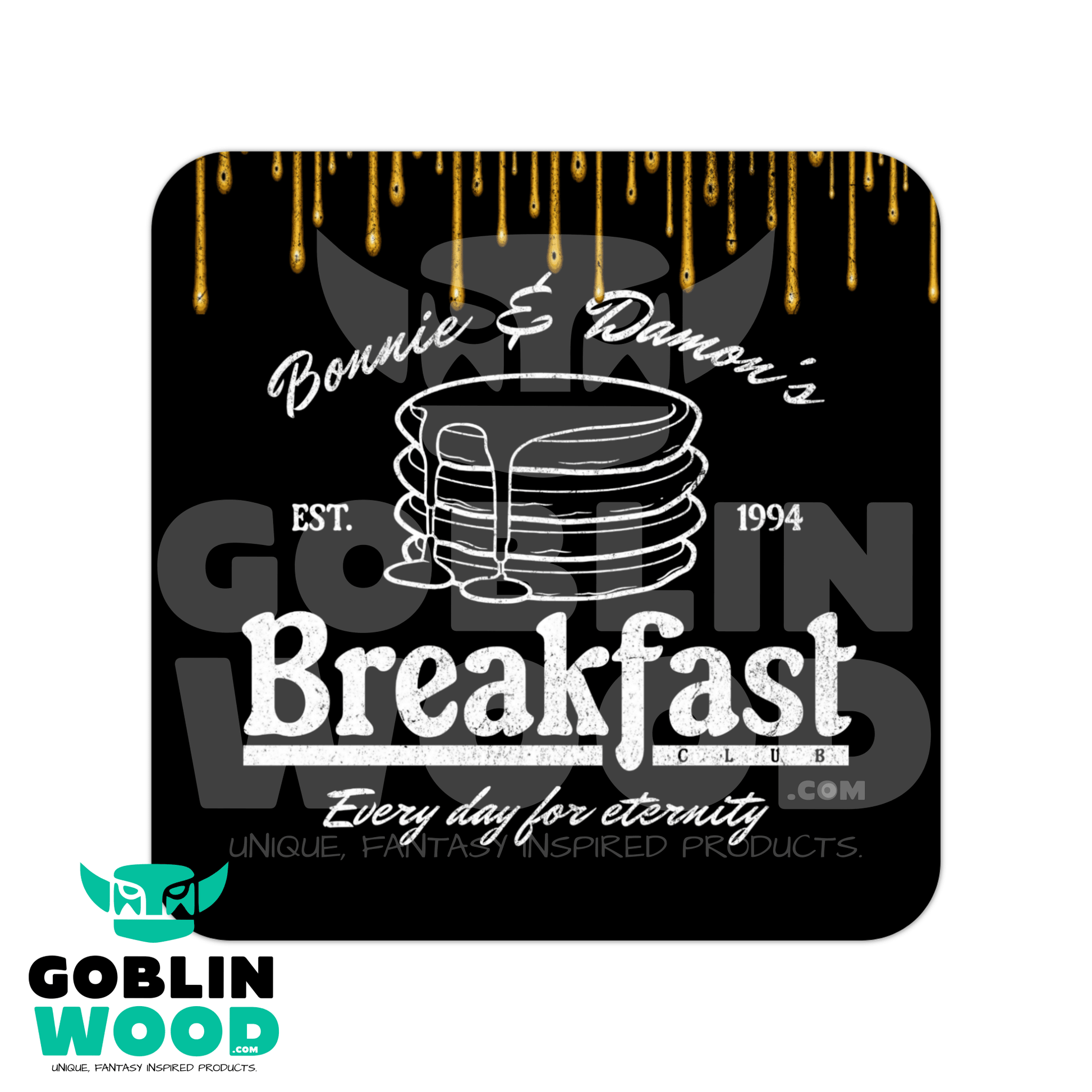 Breakfast Club - Drinks Coaster -  - Goblin Wood Exclusive - Goblin Wood