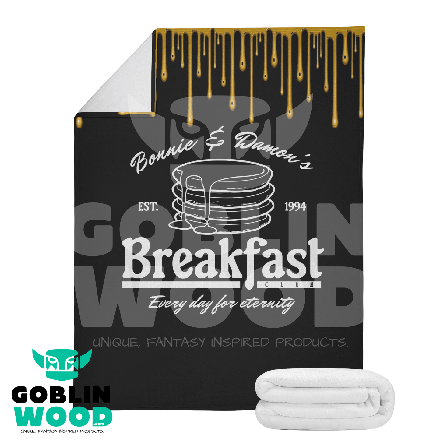 Breakfast Club - Dual - Sided Stitched Blanket -  - Goblin Wood Exclusive - Goblin Wood