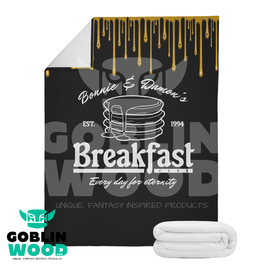 Breakfast Club - Dual - Sided Stitched Blanket - TVD Inspired - Goblin Wood Exclusive - Goblin Wood