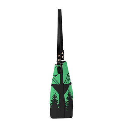 Bridge (Green) - Crossbody Bucket Bag - The Lost Boys Inspired - Goblin Wood Exclusive - Goblin Wood