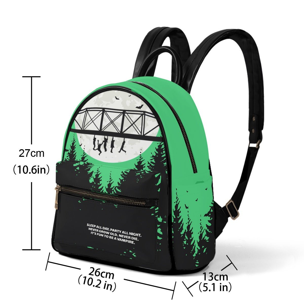 Bridge (Green) - Mini Backpack - The Lost Boys Inspired - Goblin Wood Exclusive - Goblin Wood