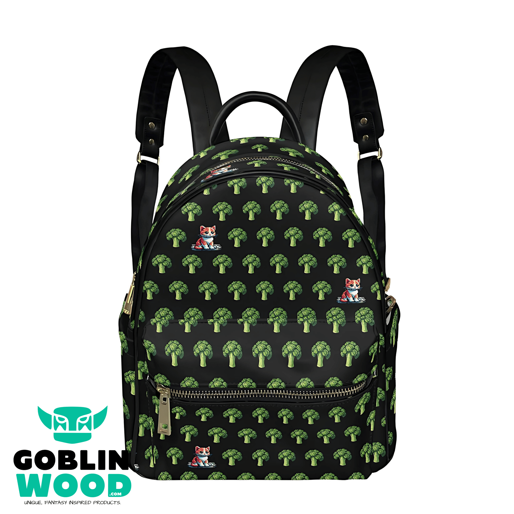 Broccoli - AOP Mini Backpack -  - Goblin Wood Exclusive - Goblin Wood