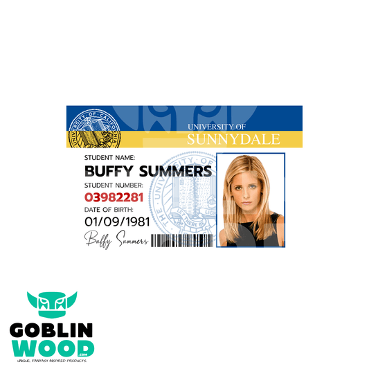 Buffy - ID Badge - Buffy Inspired - Goblin Wood Exclusive - Goblin Wood