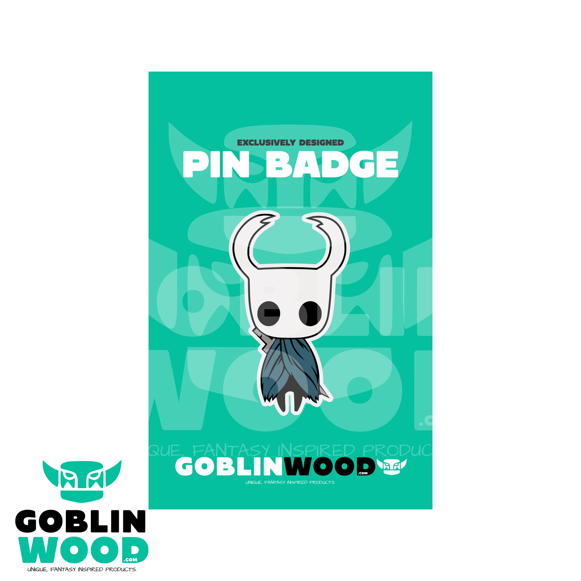 Bug Knight - Acrylic Pin Badge -  - Goblin Wood Exclusive - Goblin Wood