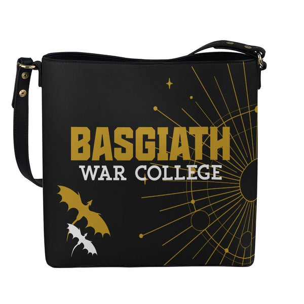 BWC - Black Cross Body Bucket Bag - Fourth Wing Inspired - Goblin Wood Exclusive - Goblin Wood