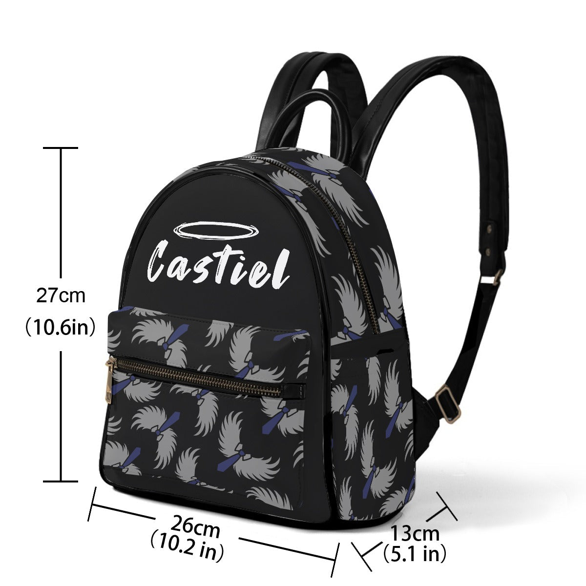 Castiel (Halo) - Mini Backpack - Supernatural Inspired - Goblin Wood Exclusive - Goblin Wood