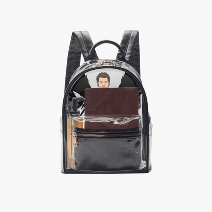 Castiel - Transparent Festival Backpack - Supernatural Inspired - Goblin Wood Exclusive - Goblin Wood