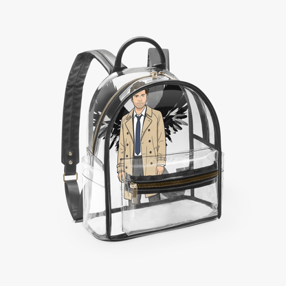 Castiel - Transparent Festival Backpack - Supernatural Inspired - Goblin Wood Exclusive - Goblin Wood