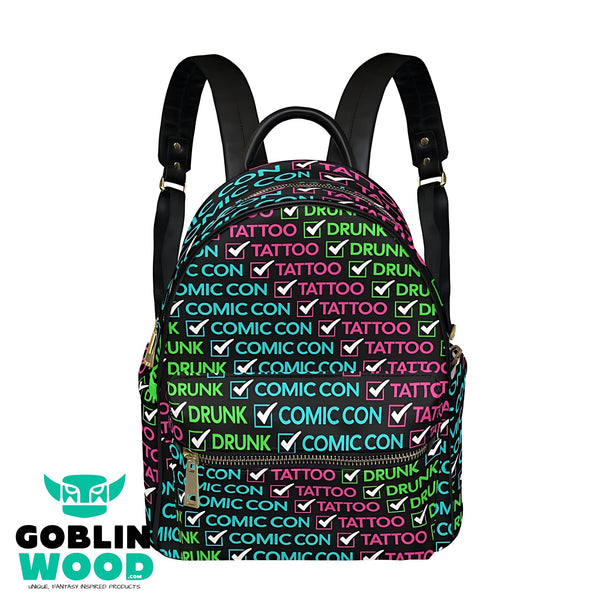 Charlie AOP - Mini Backpack - Supernatural Inspired - Goblin Wood Exclusive - Goblin Wood