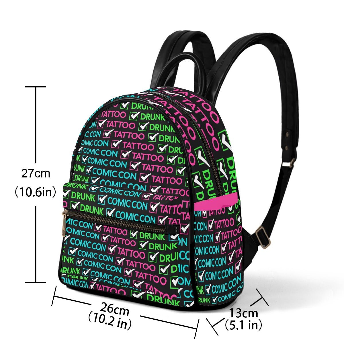 Charlie AOP - Mini Backpack - Supernatural Inspired - Goblin Wood Exclusive - Goblin Wood