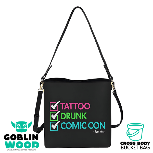 Charlie - Cross Body Bucket Bag - Supernatural Inspired - Goblin Wood Exclusive - Goblin Wood