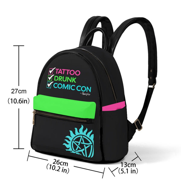 Charlie (Green) - Mini Backpack - Supernatural Inspired - Goblin Wood Exclusive - Goblin Wood