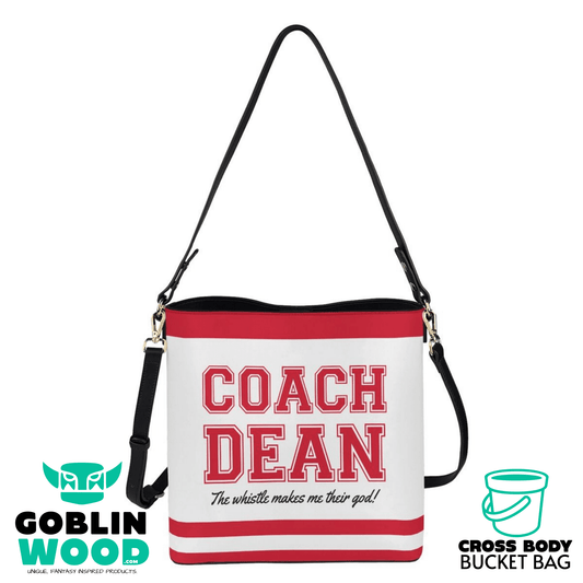 Coach Dean - White Cross Body Bucket Bag - Supernatural Inspired - Goblin Wood Exclusive - Goblin Wood