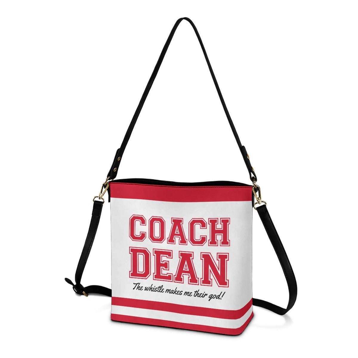 Coach Dean - White Cross Body Bucket Bag - Supernatural Inspired - Goblin Wood Exclusive - Goblin Wood