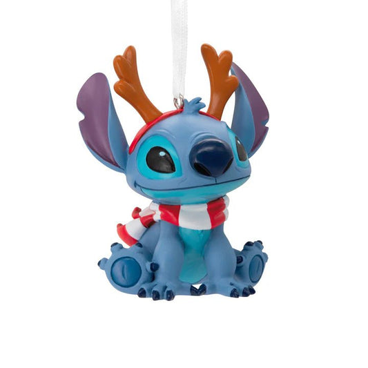 Collectable Disney Lilo & Stitch Christmas - Festive Stitch Ornament - Goblin Wood