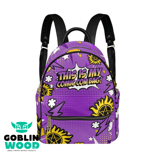 Comic Con 3 - Mini Backpack - Supernatural Inspired - Goblin Wood Exclusive - Goblin Wood