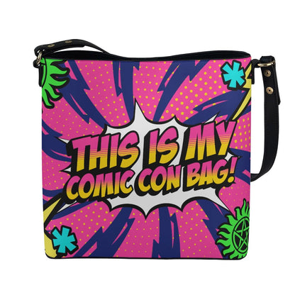 Comic Con - AOP Cross Body Bucket Bag - Supernatural Inspired - Goblin Wood Exclusive - Goblin Wood