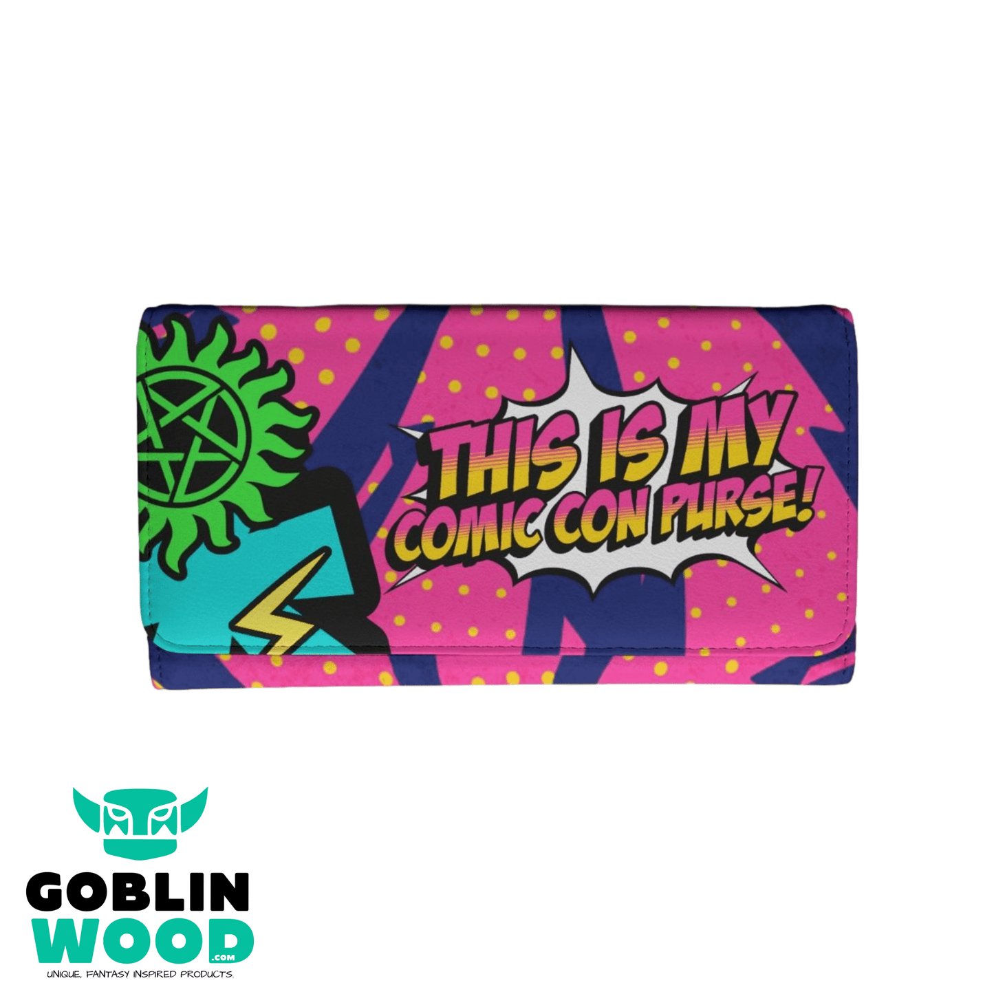 Comic Con - Supernatural Inspired AOP Purse - Goblin Wood Exclusive - Goblin Wood